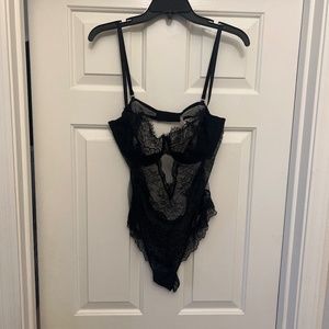 Brand New Victoria’s Secret black lace bodysuit